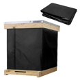 thumbnail image 2 of Winter Bee Hive Wrap Cover 600D Oxford Beehive Winter Protection Cover Windproof Insulation Wrap Black, 72x23.5Inch, 2 of 5