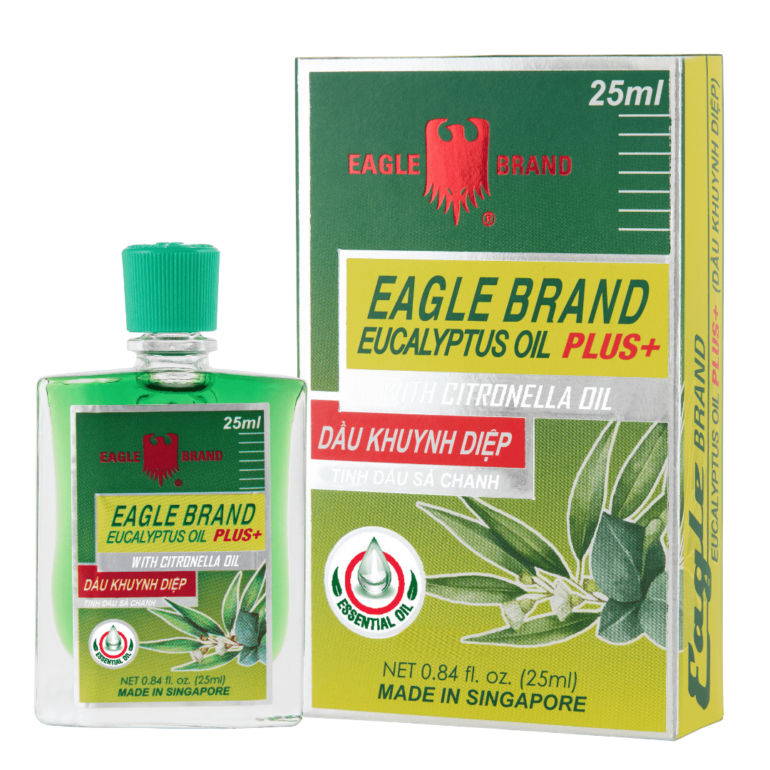 Eagle Brand Eucalyptus Oil Plus+ with Citronella Oil 25ml (Pack of 4