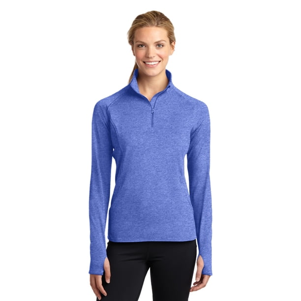 Sport-Tek® Ladies Sport-Wick® Stretch 1/2-Zip Pullover. LST850 deporte-tek LST850