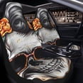 thumbnail image 4 of Goofa Flower Horn Skull A Printed Car Seat Covers, Automotive Seat Covers for Cars Trucks and SUVs, Quick Setup Universal Fit Elastic Seat Covers-2 PCS, 4 of 6