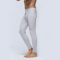 thumbnail image 2 of JIKNTTR Men's Thermal Underwear Bottom Long Johns Pants Base Layer Mens Leggings Thermal Pants Elastic Comfort Men Cold Weather Bottoms Underwear Long Johns Bottom, 2 of 3