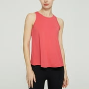 WMTBSRSW Workout Tank Tops for Women Sleeveless Athletic Running Loose Fit Yoga Tops Outdoors Active Crewneck Sports Gym Exercise Clothes