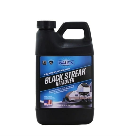 Walex Black Streak Remover, Exterior Cleaning Solution for RVs, Campers, Trailers, Marine Boats, 64 oz
