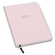 2023 Harbor Weekly Planner Journal by Gallery Leather - Cambridge Light Pink - 9"x7"