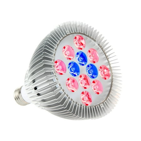 Led Grow Lights Plants - OxyLED LED Grow Light Bulb, Hydroponic Plant Grow Lights for Greenhouse (E26 12W 3Blue/9 Red LEDs)