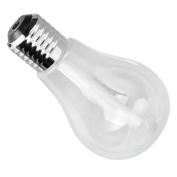 Humidificador con bombilla LED Mini humidificador portátil para el hogar la Oficina el coche el sueño del bebé decoración del dormitorio atomizador silencioso USB luz