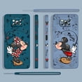 thumbnail image 3 of Funda de teléfono con cuerda líquida para Xiaomi, carcasa de Mickey Love, Minnie, Disney, POCO X5, M5, C40, M4, X4, F4, C40, X3, NFC, F3, GT, M4, M3, M2 Pro, C3, 4G, 5G, 3 of 4