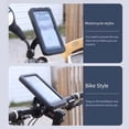 thumbnail image 2 of Transemion Black Mobile Phone Holder For Motorcycle With Rain Resistant Features Suitable For Various Car, 2 of 6