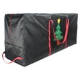 thumbnail image 2 of 4.4ft Heavy Duty Christmas Tree Storage Bag - Waterproof 600D Oxford Fabric, Reinforced Handles, Dual Zippers & Wide Opening. Christmas Tree Box. Solve Post - Holiday Storage Hassles, 2 of 4