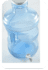 5 Gallon Polycarbonate Water Bottle with Dispenser and Handle, Blue