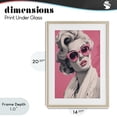 thumbnail image 4 of Stupell Industries Traditional Retro Chic Glamour Birch Framed Print Under Glass, 14 x 20, by Andrea Haase, 4 of 8