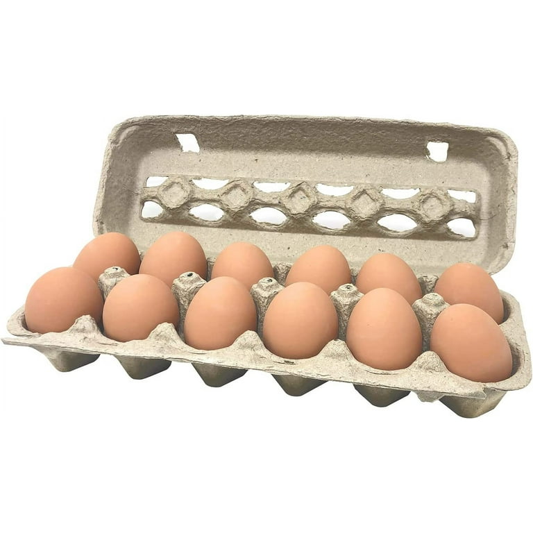 petamore Petamore (18 Cartons) Super White Pulp Egg Cartons Holds Up to  Twelve Eggs - 1 Dozen Extra Large - Strong Sturdy Material Perfec