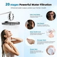 thumbnail image 3 of PYAN-Upgraded High Output Shower Filter for Hard Water, 20 Stage Showerhead Filter with Vitamin C, Removes Chlorine and Fluoride, Reduces Dry Itchy Skin, Eczema, and Dandruff, Chrome, 3 of 4