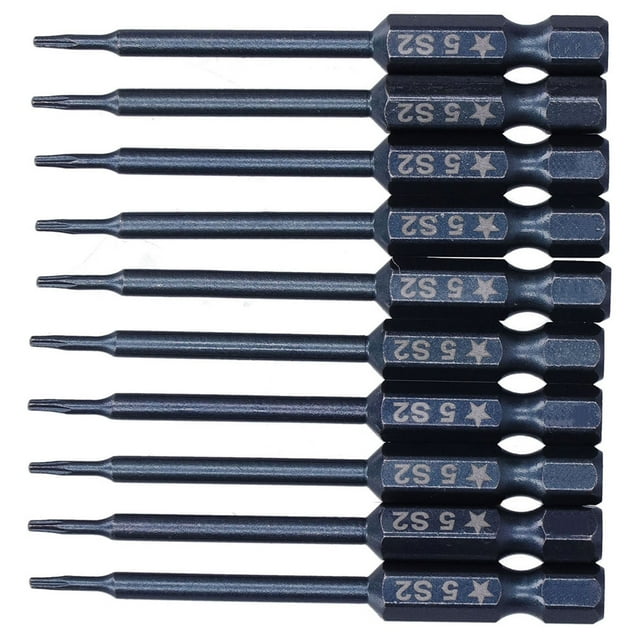 Tournevis Magnétique Bit S2 Alliage d'Acier Tournevis Outil à Main Matériel 10Pcs Tournevis Bit Magnétique Électrique Pentalobe S2 Alliage d'Acier Outil à Main Matériel