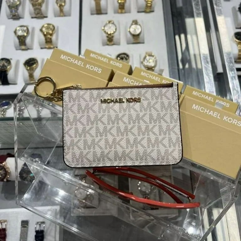 Michael Kors Coin Purse, Saffiano Leather, Zip Top, ID Holder