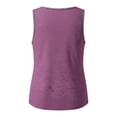 thumbnail image 5 of Kezqiaxn Womens Tops Dressy Casual Sleeveless V-Neck Loose Shirts Work Business Blouses Plus Size Clothes for Women, 5 of 7