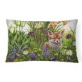 thumbnail image 1 of Carolines Treasures CDCO0464PW1216 April Fox by Debbie Cook Fabric Decorative Pillow, 1 of 3