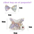 thumbnail image 4 of Ropa para Muñeca de 20 cm, Set de 8 Piezas, 4 Vestidos con Moño y 4 Mini Bolsos, Accesorios para Muñecos, 4 of 4