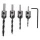 thumbnail image 1 of 1 juego de brocas avellanadas para madera, brocas avellanadas para carpintería con llave, 1 of 6