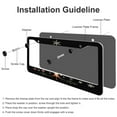 thumbnail image 4 of 2 Pieces Sewing Machines Christmas Tree Funny Sewing License Plate Cover Christmas Decorations Car Accessories Aluminum Metal 2 Holes for Women Men US Vehicles for Men Women Vehicle, 4 of 6