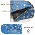 thumbnail image 6 of 6'x9' Area Rugs, Modern Blue Indoor Outdoor Area Rug for Living Room Bedroom, Abstract Diamond Luxury Gradient Washable Bathroom Rugs Kitchen Floor Carpet Mats Home Decor Aesthetic, 6 of 8