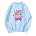 thumbnail image 3 of Uootdi 100 Days of School Long Sleeve Shirts for Women Womens Teacher Graphic Tops Happy 100 Days of School Sweatshirt Gift, 3 of 6