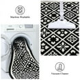 thumbnail image 6 of Vaukki 24"x120" kitchen Runner Rug, Non Slip Washable Absorbent Floor Mat, for Sink Laundry Hallway, Black, 6 of 6