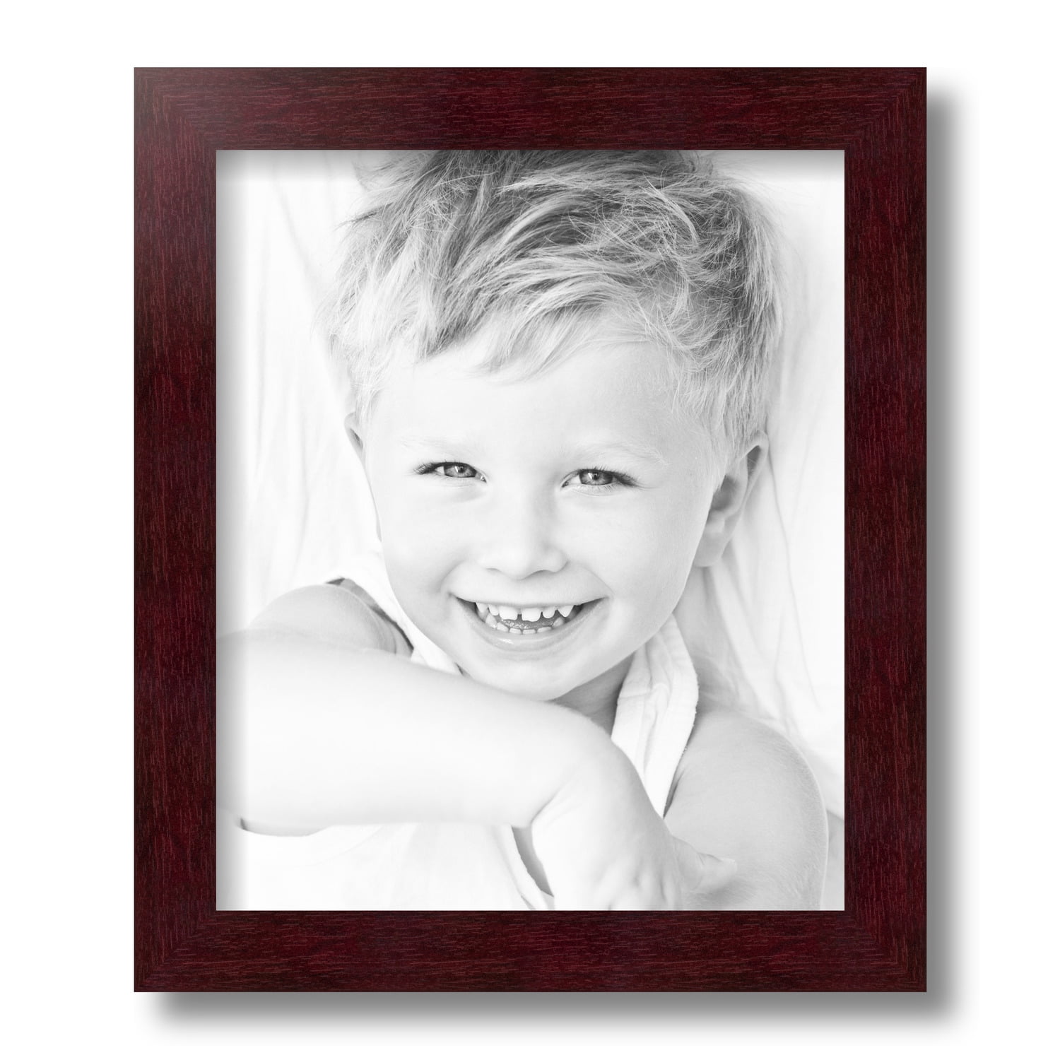 ArtToFrames 10x12 inch Mahogany Picture Frame, Brown MDF Poster Frame (3978)