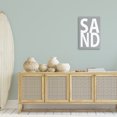 thumbnail image 4 of Stupell Industries Coastal Sand Word on Grey Canvas Art, 20 x 30, by Jamie MacDowell, 4 of 8