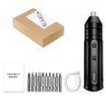 thumbnail image 1 of Mistaha Electric Screwdriver Set with Screw Bits Rechargeable Small Household Electric Hand Drill Full-automatic Screwdriver, 1 of 8