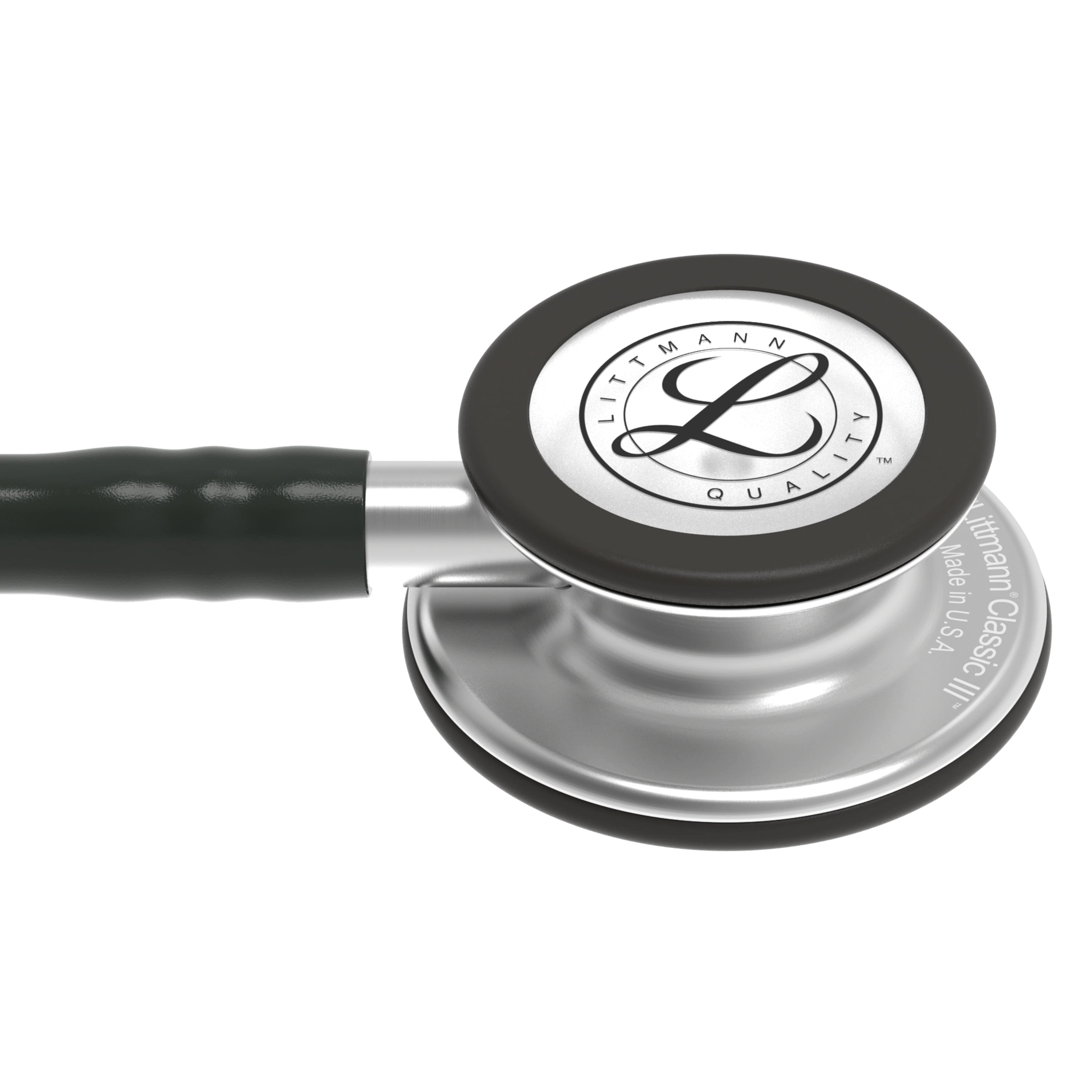 3M Littmann Classic III Monitoring Stethoscope, 5620, Stainless Steel Chestpiece, 27" Black Tube