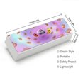 thumbnail image 2 of Familia Larva Estuche Rígido para Gafas de Cuero PU Protector con Forro de Felpa Premium Suave para Hombres y Mujeres, 2 of 6