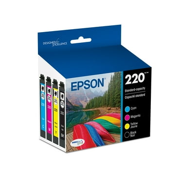 EPSON T220 DURABrite Ultra Genuine Ink Standard Capacity Black & Color Cartridge Combo Pack