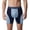 Light Blue, variant on Mens Boxers Briefs Athletic Moisture Wicking Longer Compression Boxer Shorts Chafing Design Running Sports Dark Blue M