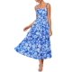 thumbnail image 1 of Vestido largo GRACE KARIN con estampado floral escalonado para mujer invitada a una boda, 1 of 5