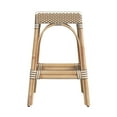 thumbnail image 2 of Butler Specialty Rattan Bar Stool Chair in Beige With Square Seat & Footrest, 2 of 6