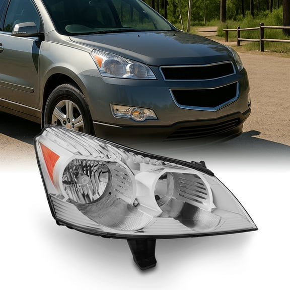 AKKON - Fits 2009 2010 2011 2012 Chevy Traverse Headlight Headlamp Direct Replacement - Right (Passenger) Side