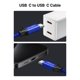 thumbnail image 2 of Cable USB C a USB C JSAUX de carga rápida de 100 W, paquete de 2 m, azul, 2 of 8