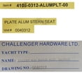thumbnail image 5 of Larson Boat Seat Backing Plate 4105-0312-ALUMPLT-00 | 16 5/8 Inches, 5 of 5