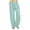 #176-Mint Green, variant on Cutuoiiu Womens Comfortable Solid Color Loose Fit Pants with Drawstring Waist and Pockets for Summer Beach and Leisure Vacation Gift