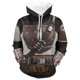 thumbnail image 1 of Sudadera con capucha mandaloriana de Star Wars, disfraz de Cosplay, suéter, abrigo, chaqueta, Pedro Pascal, soldado mandaloriano, Guerrero, accesorio de Star Wars, 1 of 4