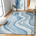 thumbnail image 2 of SAFAVIEH Soho Stanice Abstract Area Rug, Blue/Ivory, 5' x 8', 2 of 8