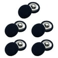 thumbnail image 1 of GUOOL 10 Pieces Cloth Covered Buttons DIY Sewing for Garment Clothing suits Black, 1 of 9