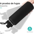 thumbnail image 4 of 1100ML Botella Térmica，Hisemy Termo de Acero Inoxidable sin BPA，100% a prueba de fugas, aislamiento de doble pared，para Agua Fría (24 horas) o Caliente (12 horas), 4 of 7