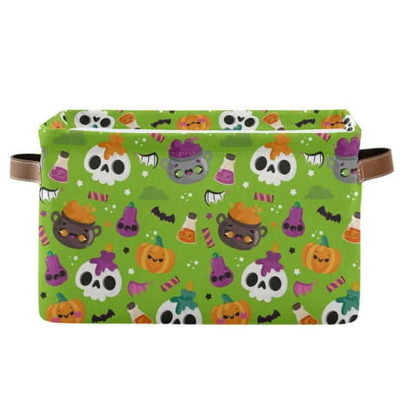 Cesta de almacenamiento XUWU Halloween plegable 36 x 26 x 21 cm