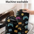 thumbnail image 5 of Colorful Games Retro Black Pattern Bathroom Rugs Mat,Non Slip Microfiber Bathroom Rug,Rubber Backing,Soft Bathroom Mats for Bathroom Floor,Tub and Shower,60x24in(150x60cm), 5 of 5