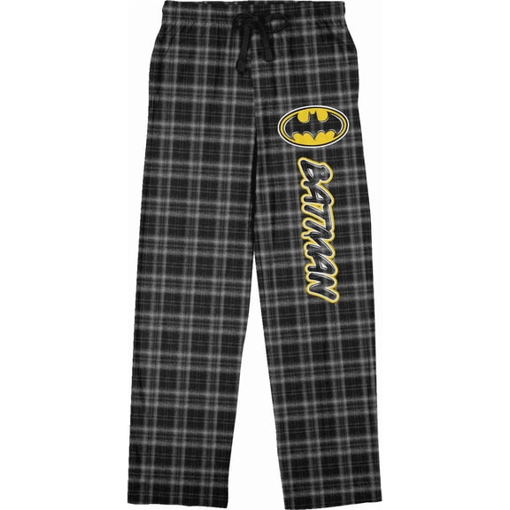 Batman Core Plaid Pajama Pants for Men