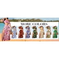 thumbnail image 3 of EASYBRA Womens Sexy Two Piece Vacation Set Sleeveless Top Long Split Maxi Skirt Beach Cover Up Outfit, 3 of 5