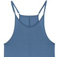 thumbnail image 5 of Htigea Girls Casual Sleeveless Jumpsuits Spaghetti Strap Loose Romper Long Pants with Pockets Blue,13 Years, 5 of 6