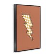 thumbnail image 4 of Stupell Industries Checking Lightning Bolt Abstract Painting Black Framed Art Print Wall Art, 16 x 24, 4 of 10